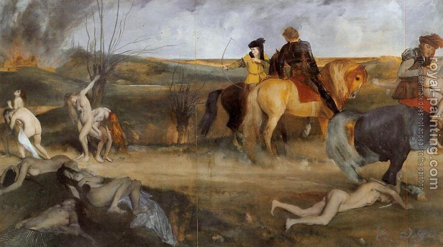 Edgar Degas : Medieval War Scene